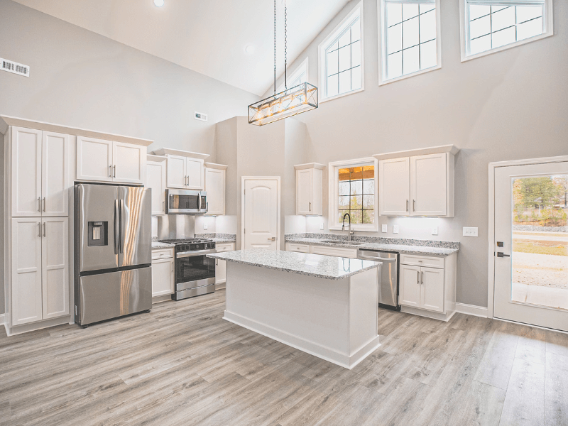 turnkey barndominium interior kitchen
