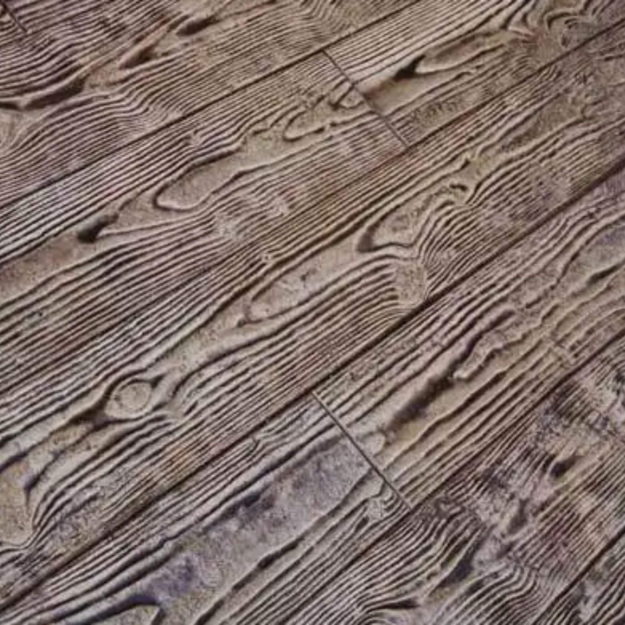 classic wood concrete stamp