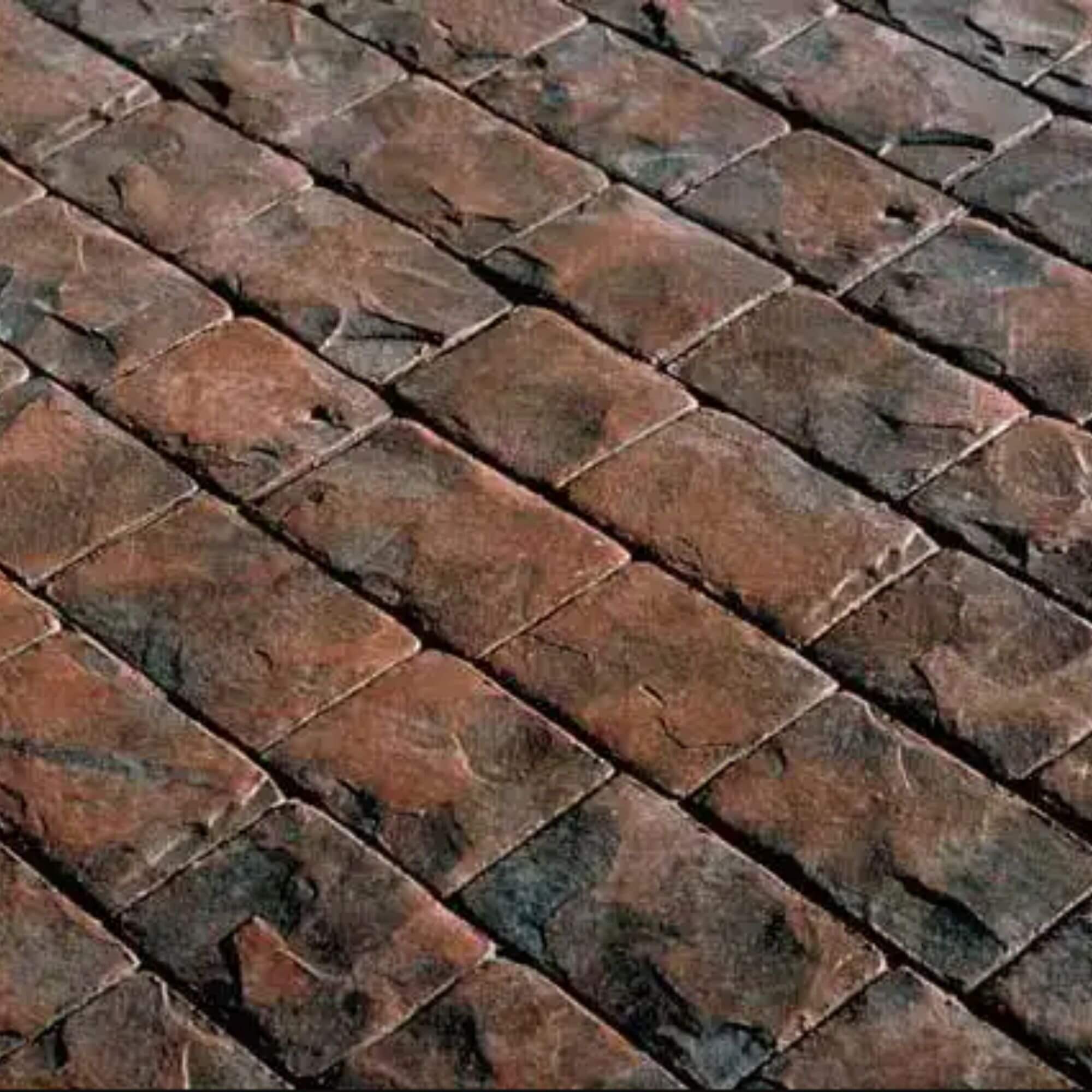 london cobble concrete stamp