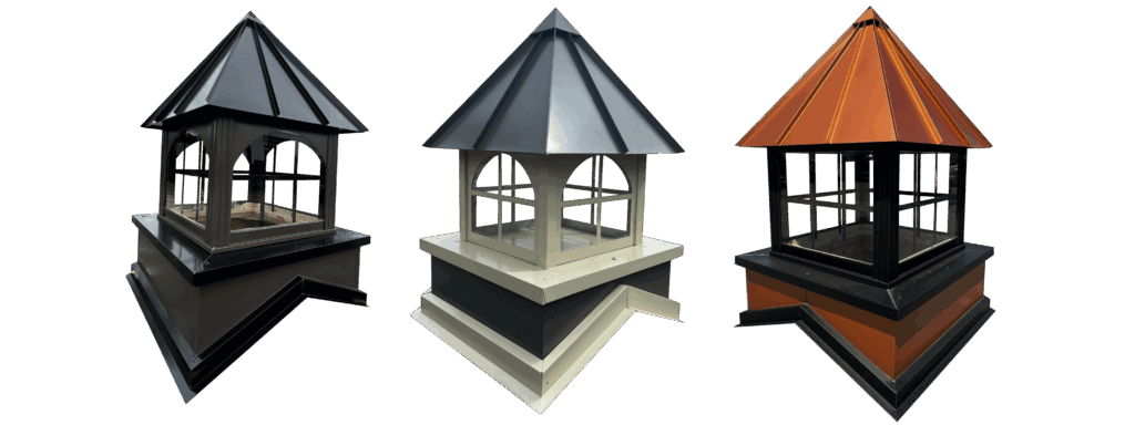 set of three premium cupolas