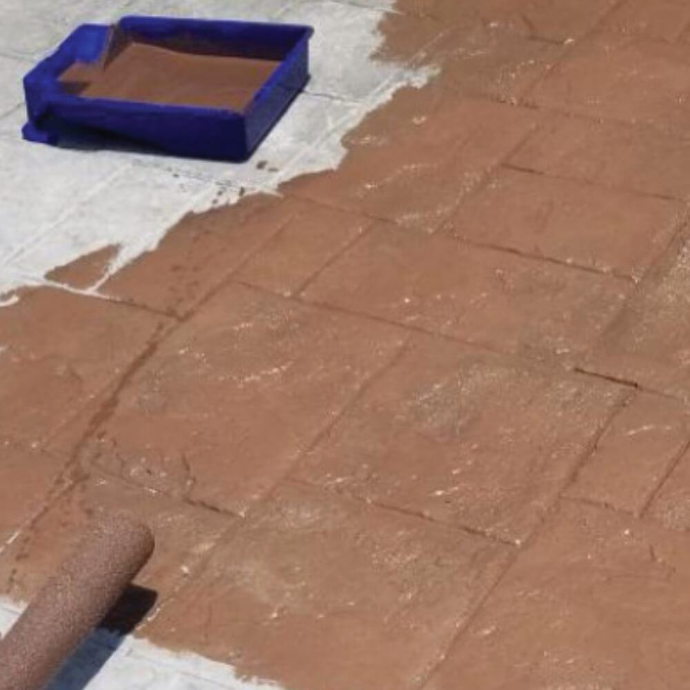concrete application of tinta' seal