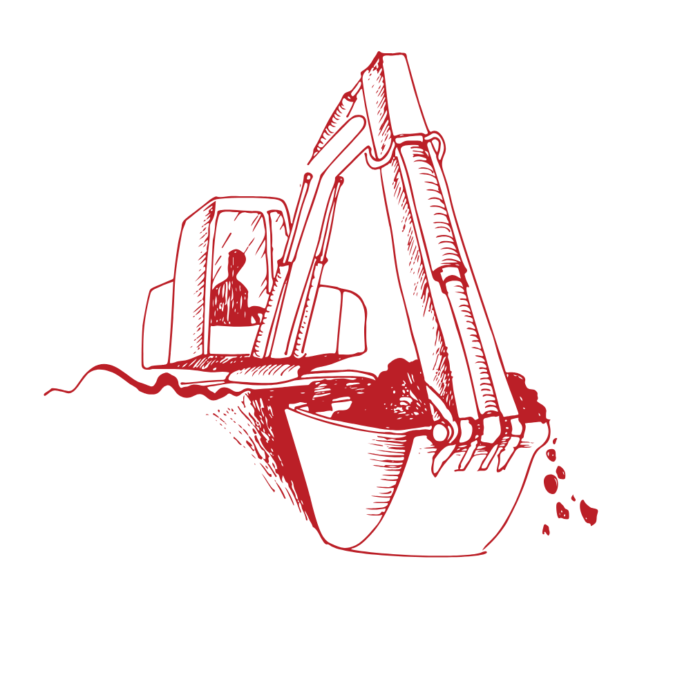 icon of excavator