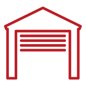red garage icon