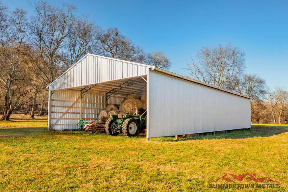 40x84x14 Hay Barn with Side Walls