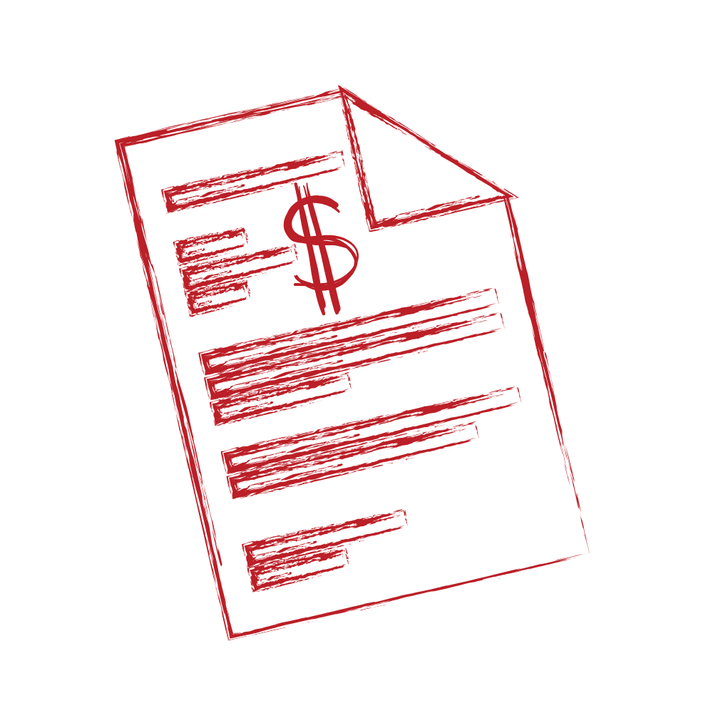 icon of quote invoice