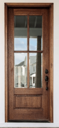 Mahogany Single Exterior Doors