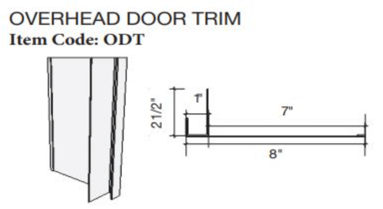 overhead door trim