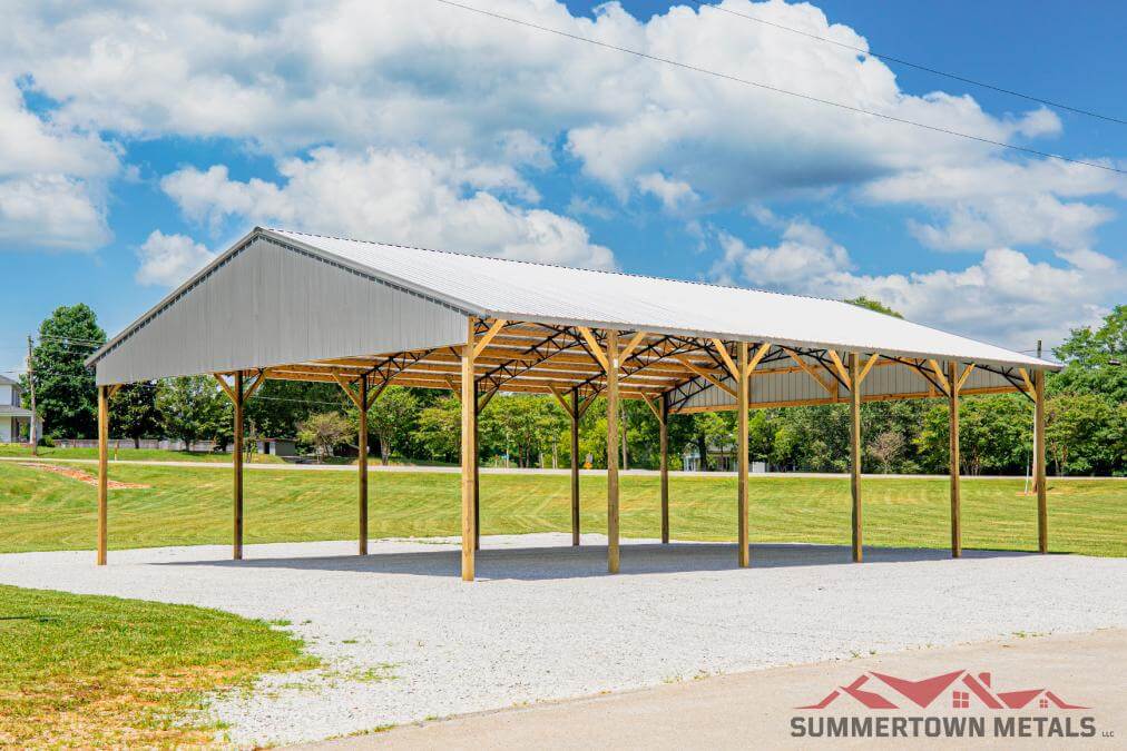 40x60x14 Open Hay Barn