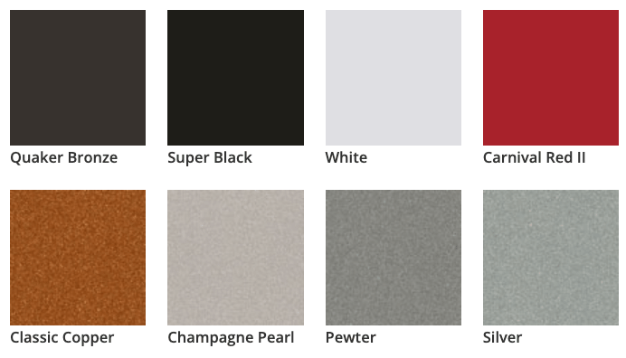vista glass garage door color selection 4